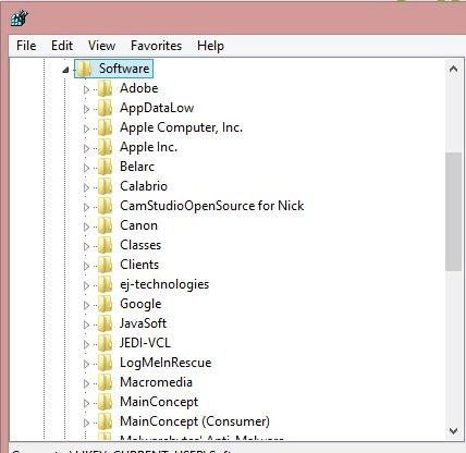 Windows Registry Editor